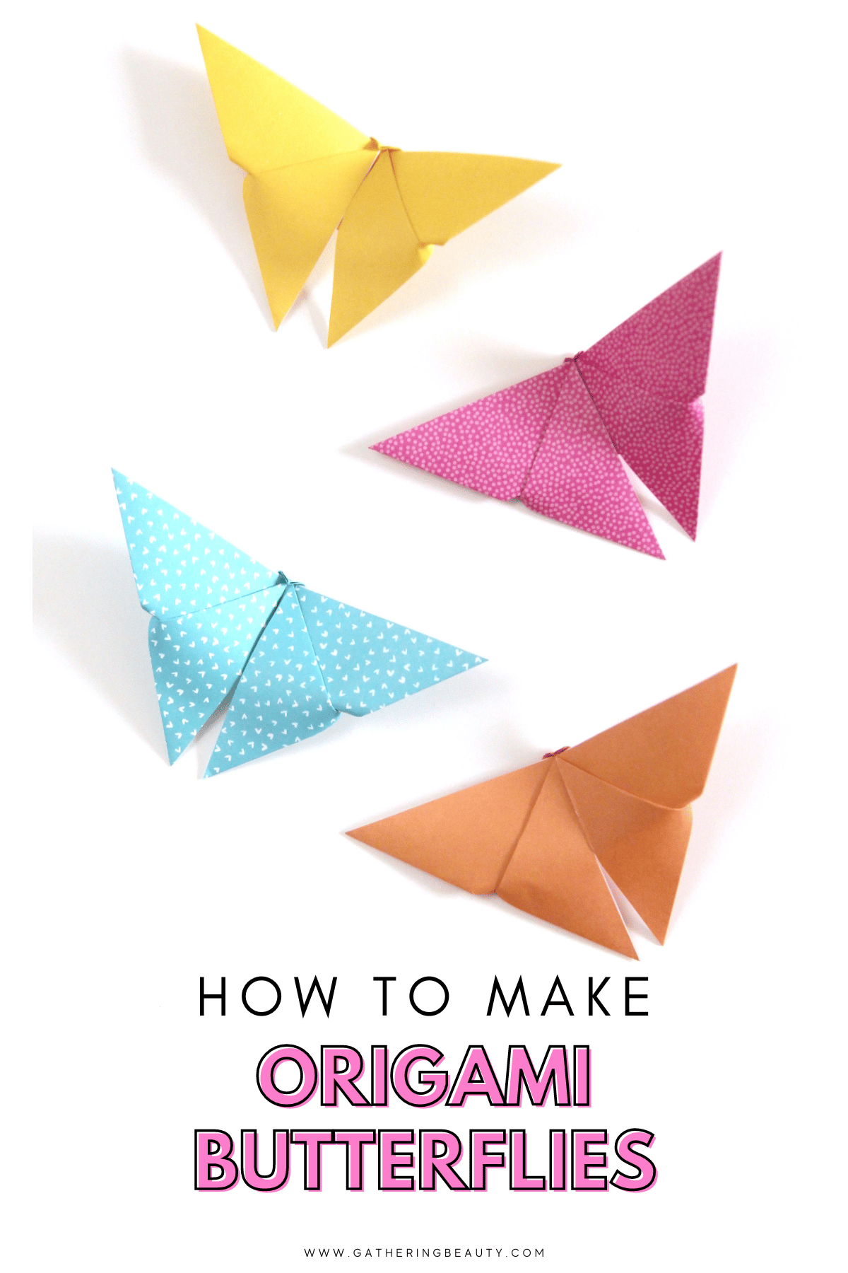 How To Make An Easy Origami Butterfly