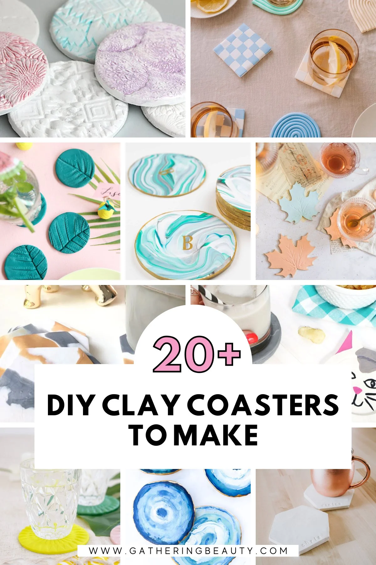 DIY Clay Coasters To Make