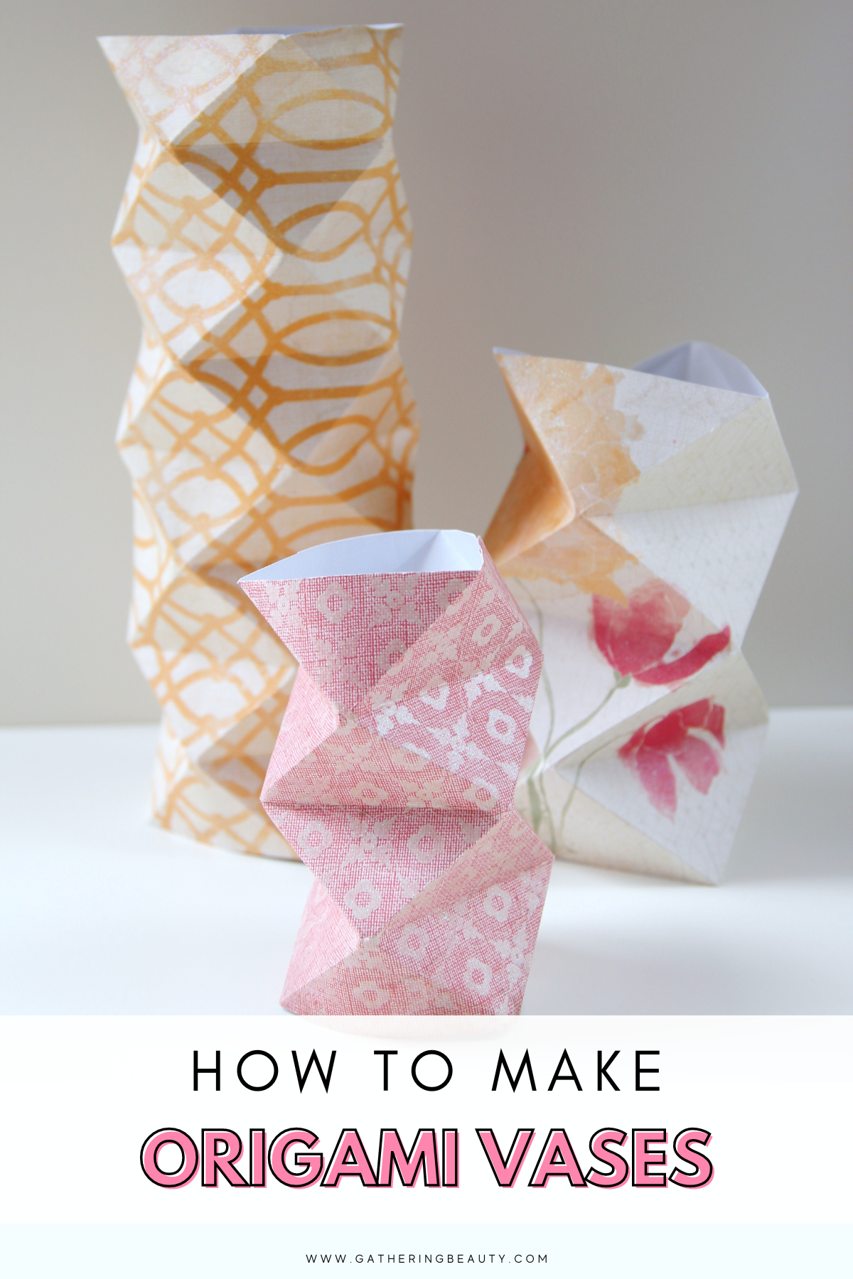 Origami Paper Vase