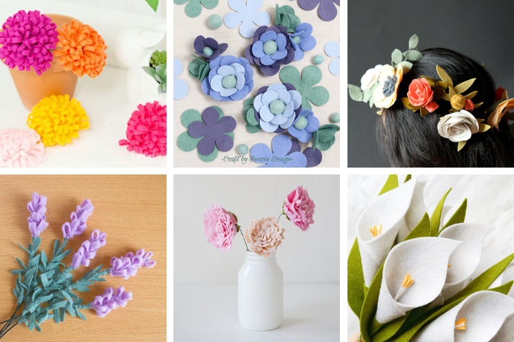 25+ DIY Felt Flower Tutorials — Gathering Beauty
