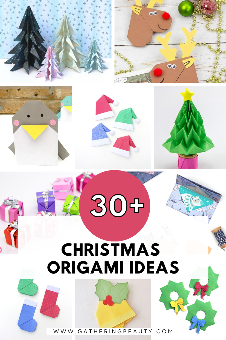 Origami Christmas Edition: +30 Simple and Easy Models: Full-color Step-by-step Book for Beginners (kids & Adults) [Book]