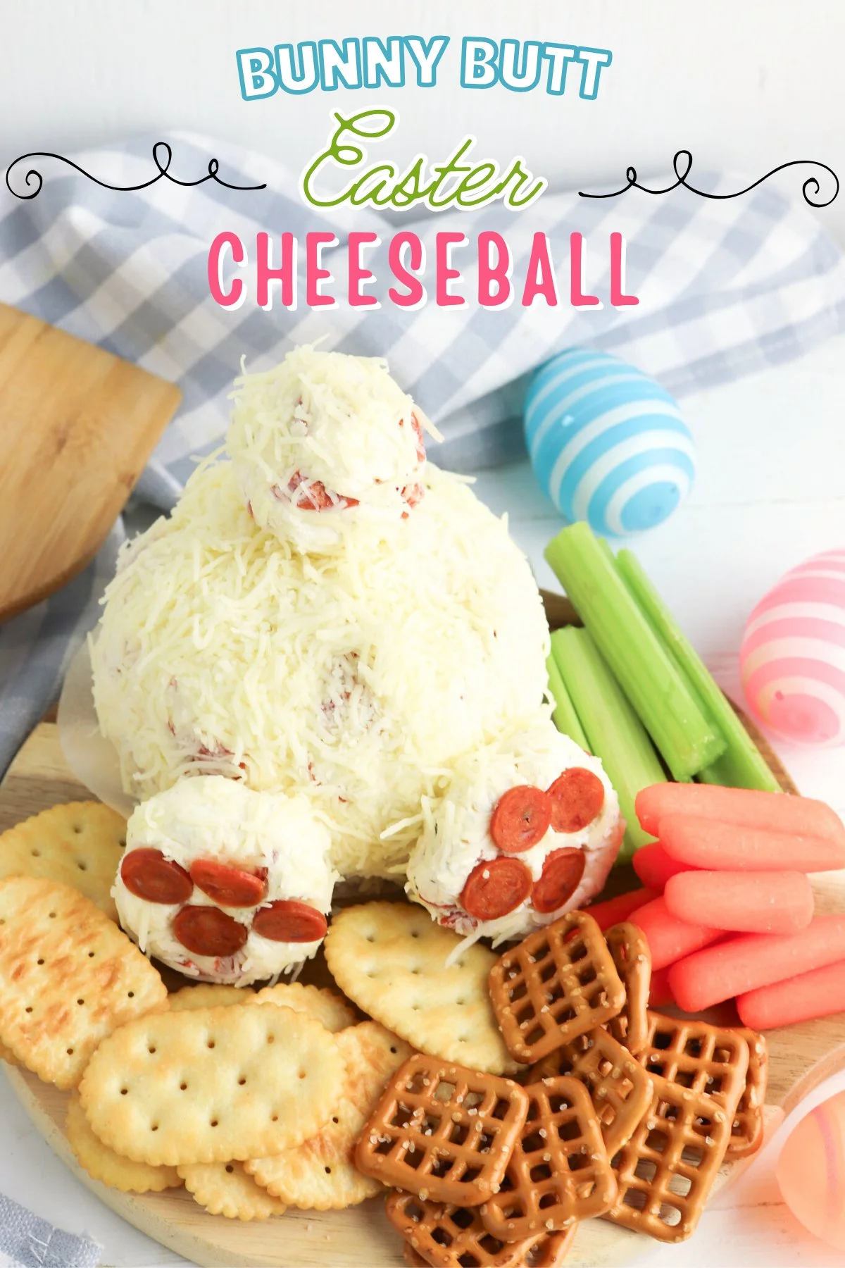 Bunny Butt Easter Cheeseball