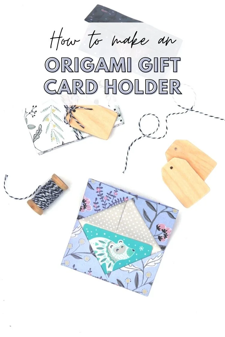 How To Make An Origami Gift Card Holder