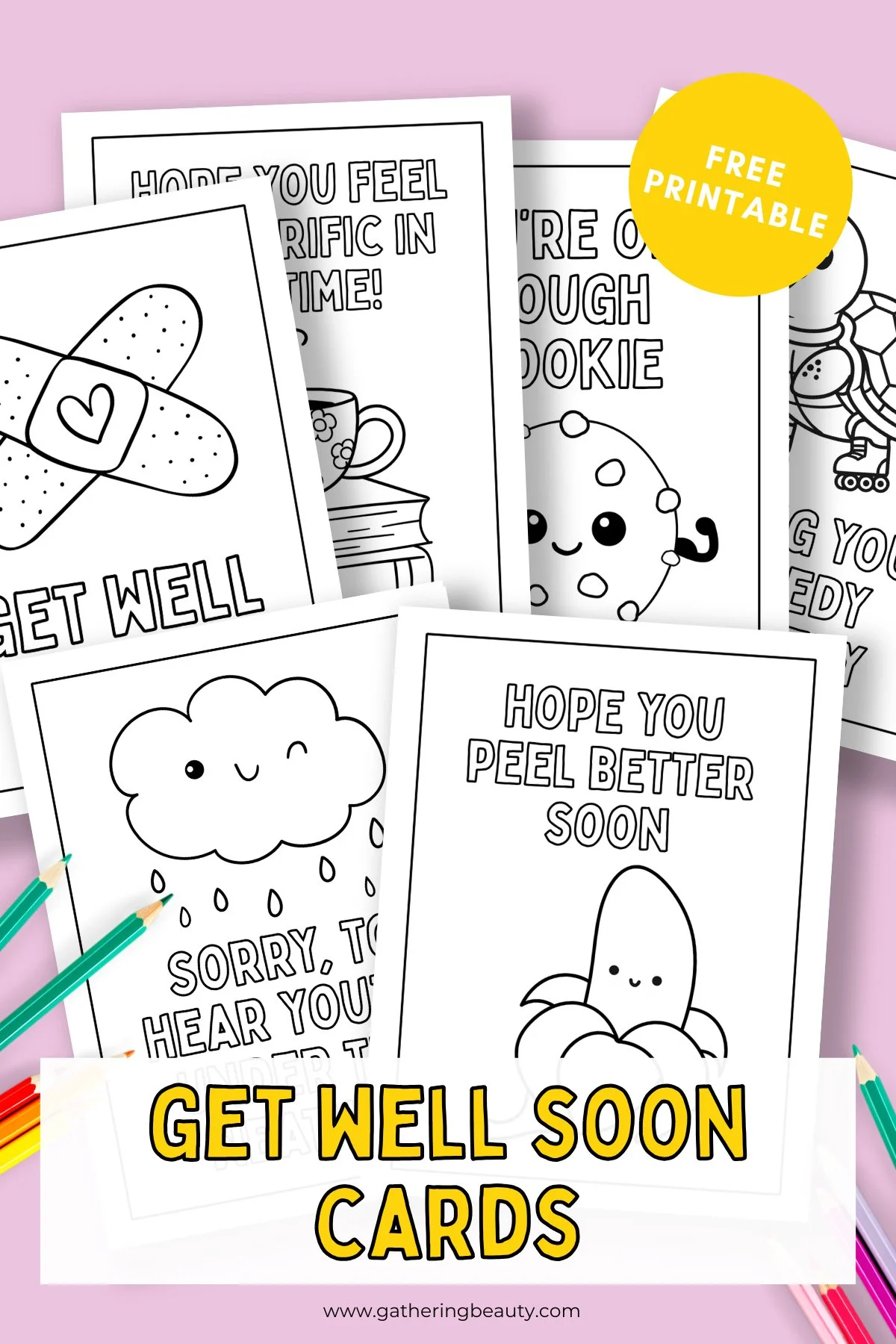 Free Printable Get Well Cards To Colour