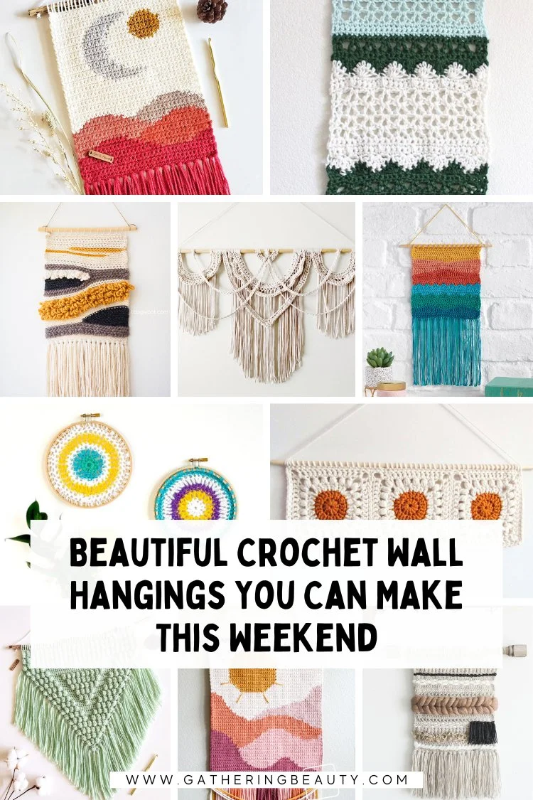 Beautiful Crochet Wall Hanging Ideas