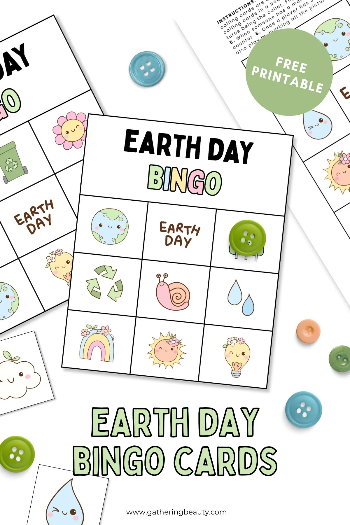 Free Printable Earth Day Bingo