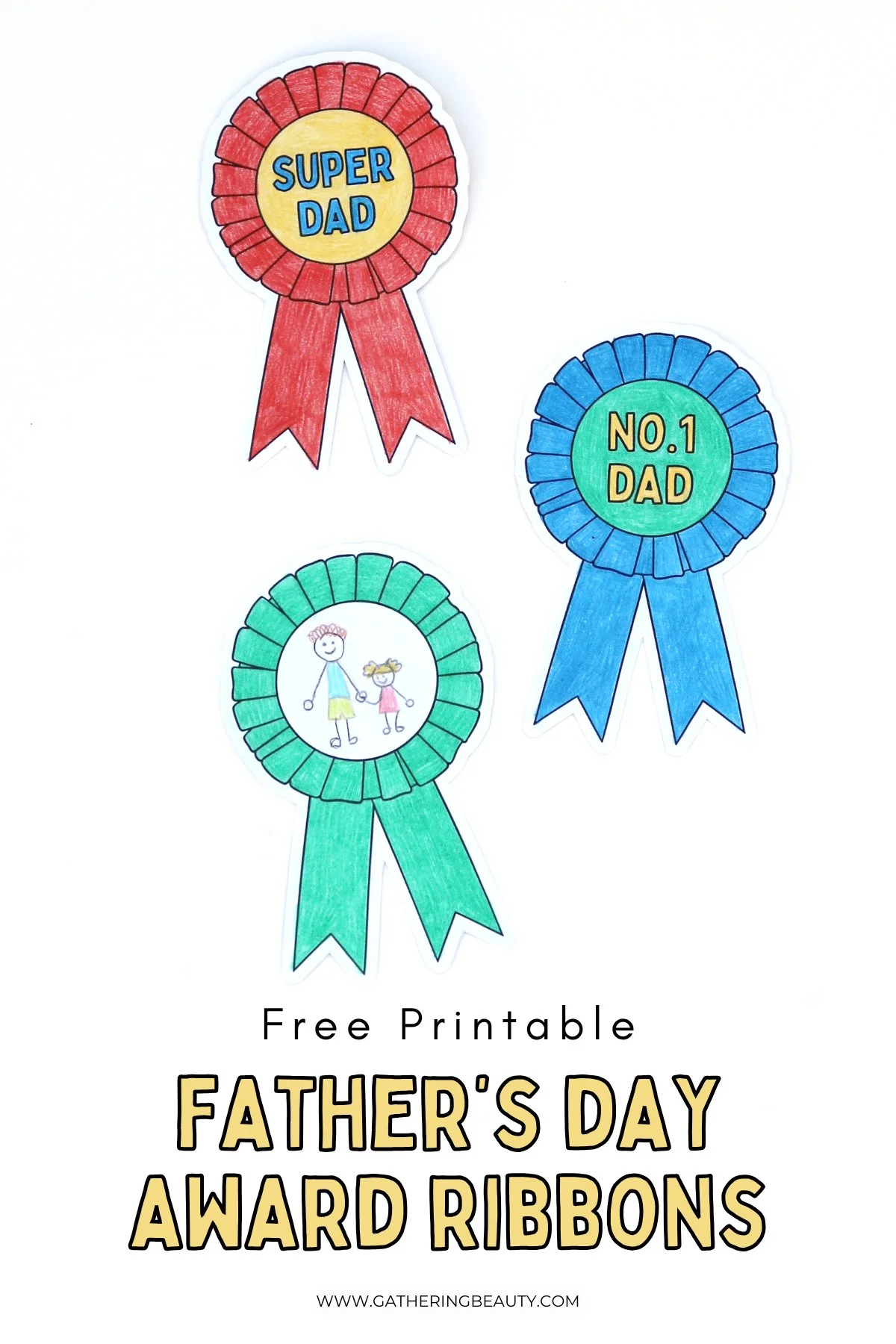 Free Printable Father's Day Award Ribbons