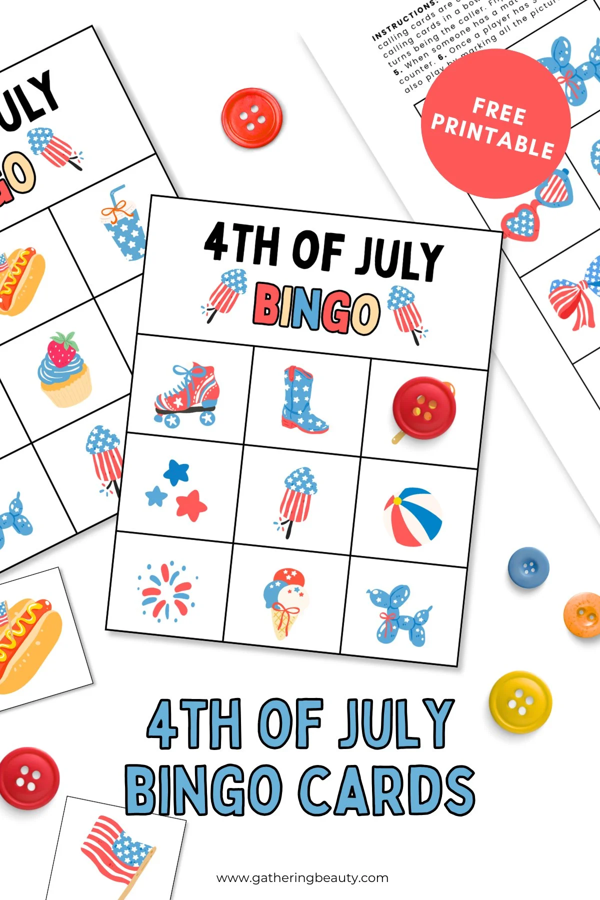 Free Printable 4th Of July Bingo