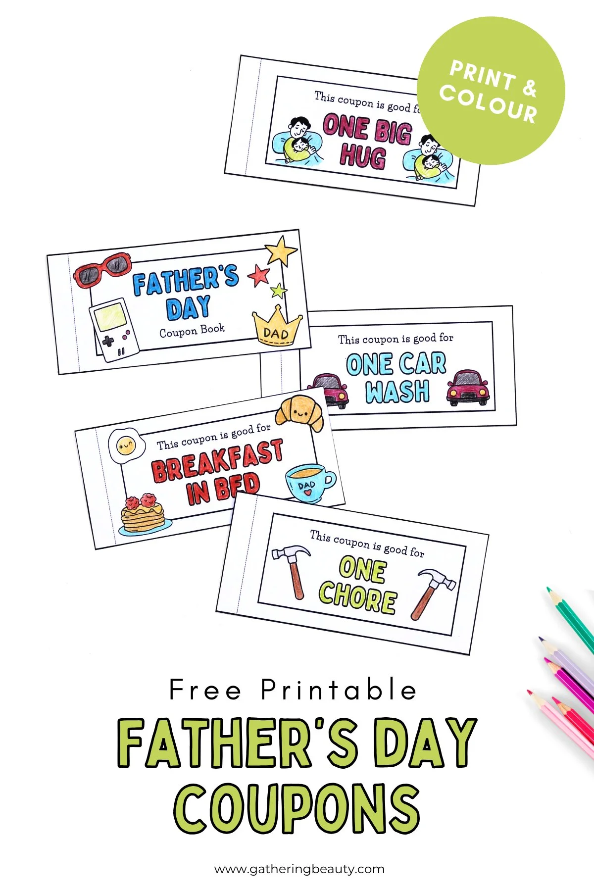 Free Printable Father's Day Coupons