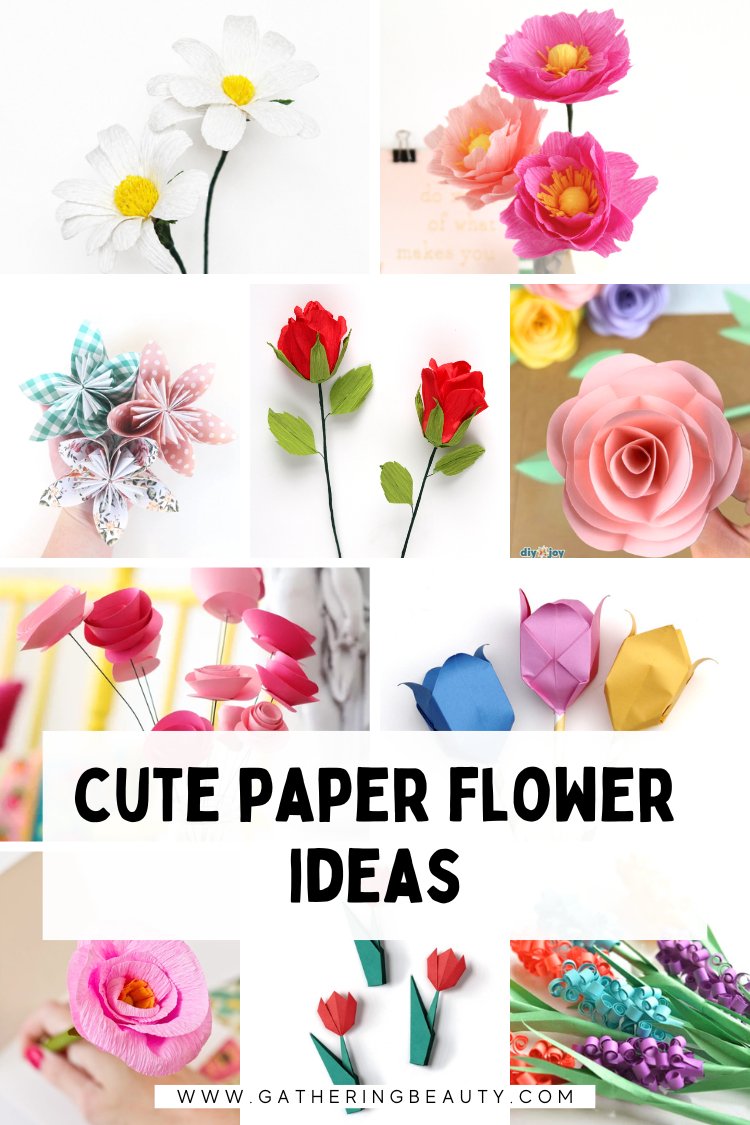 Easy Paper Flowers To Make