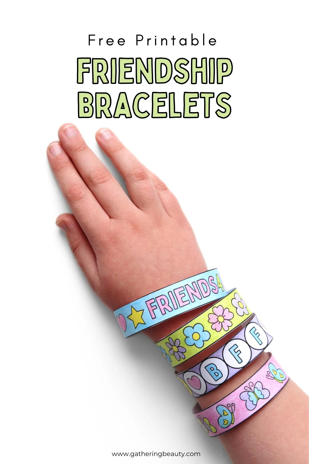 Free Printable Paper Friendship Bracelets