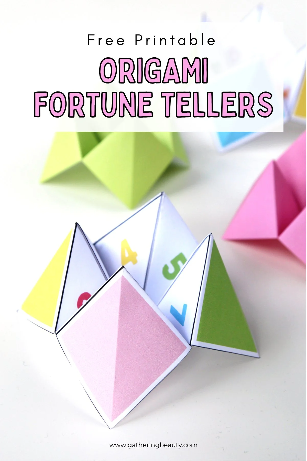 Origami Fortune Teller - Free Printable
