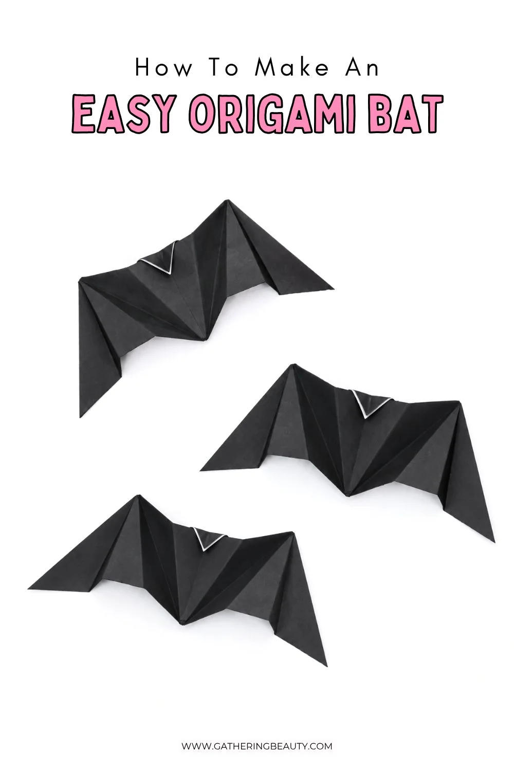 How To Make An Origami Bat