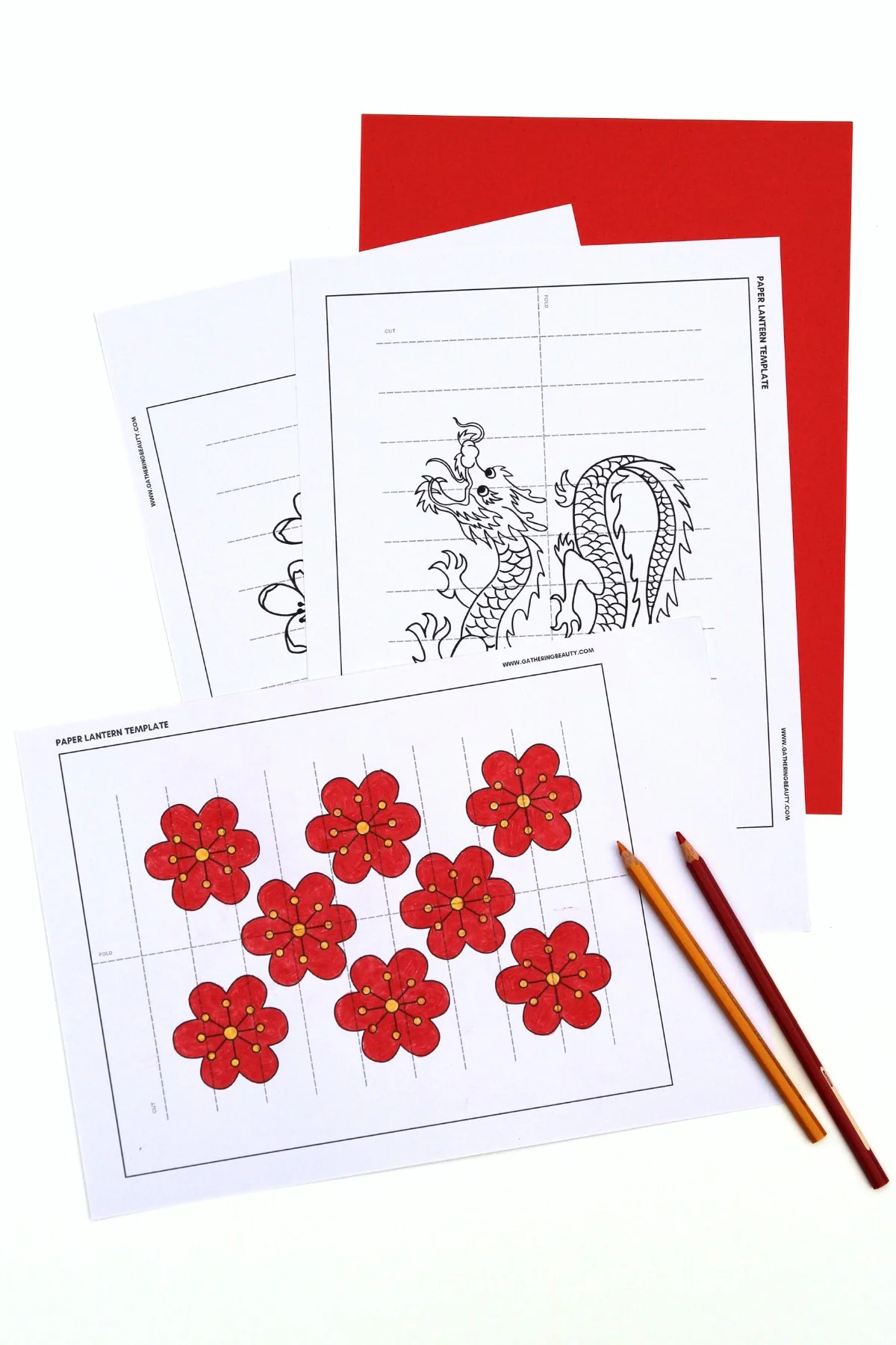 Free Printable Chinese Lantern Templates Gathering Beauty