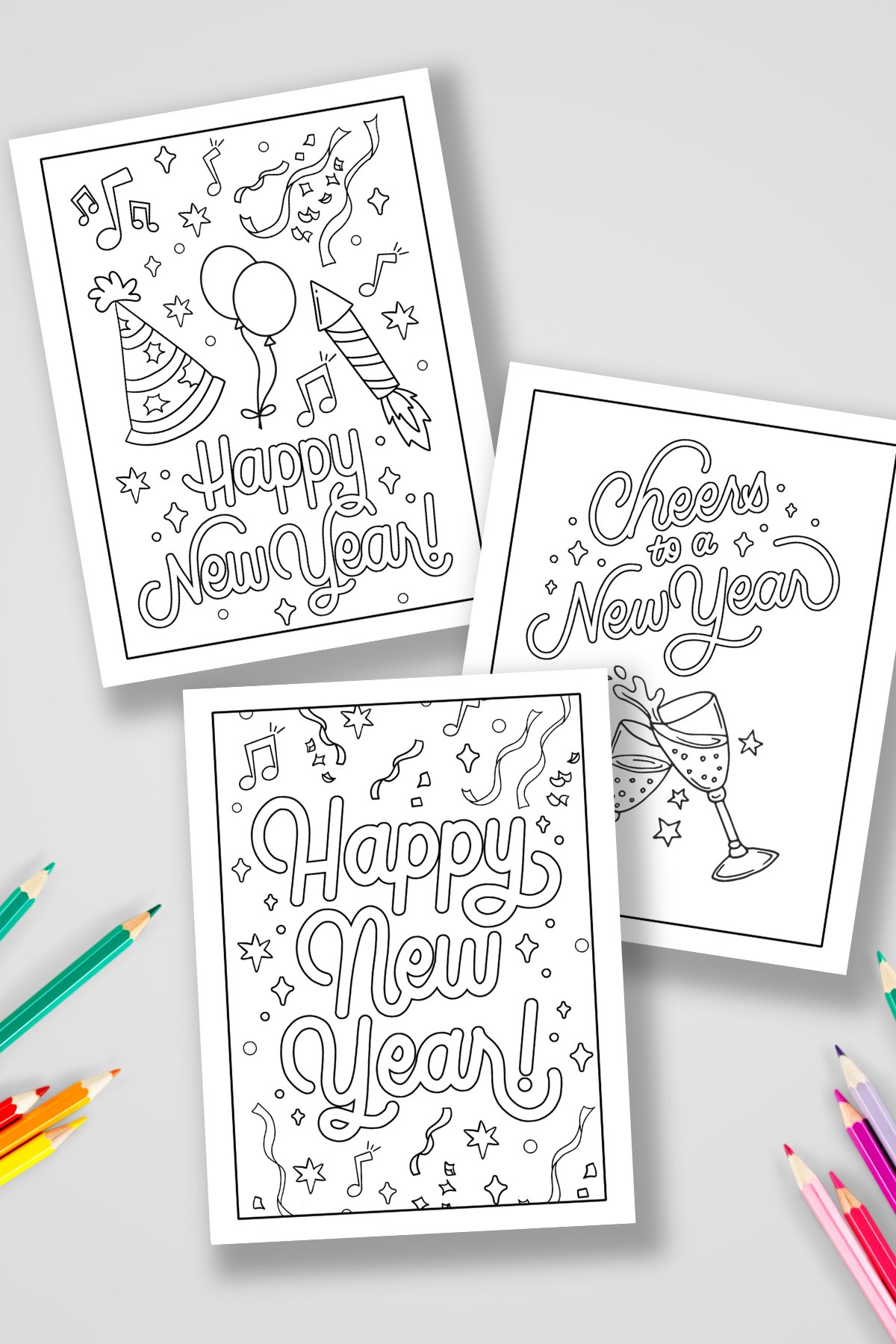 Free Printable New Years Cards — Gathering Beauty