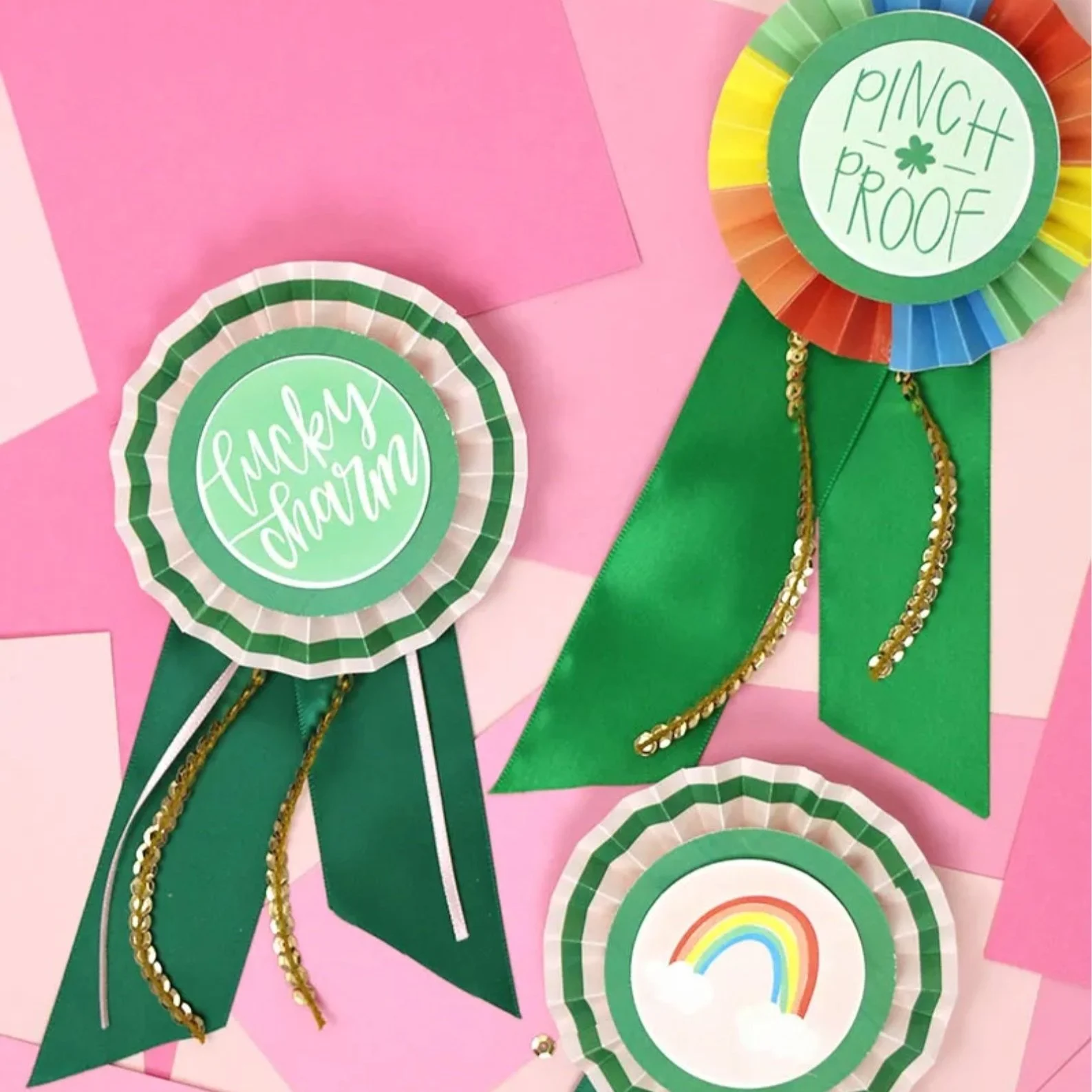 DIY Paper Award Ribbons