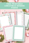 Free Printable Christmas Borders — Gathering Beauty