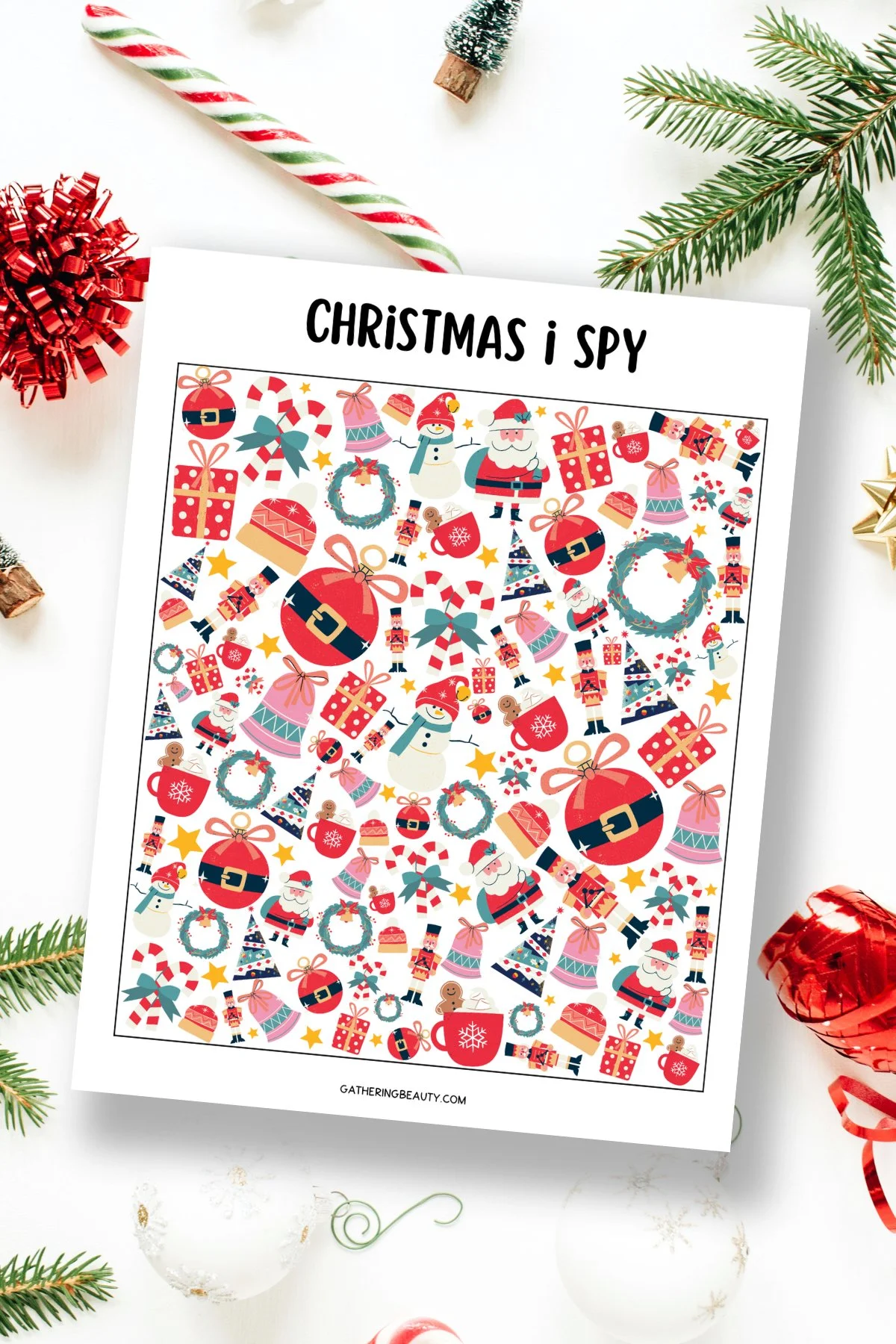Christmas I Spy Printable Gathering Beauty Christmas I Spy Printable Gathering Beauty