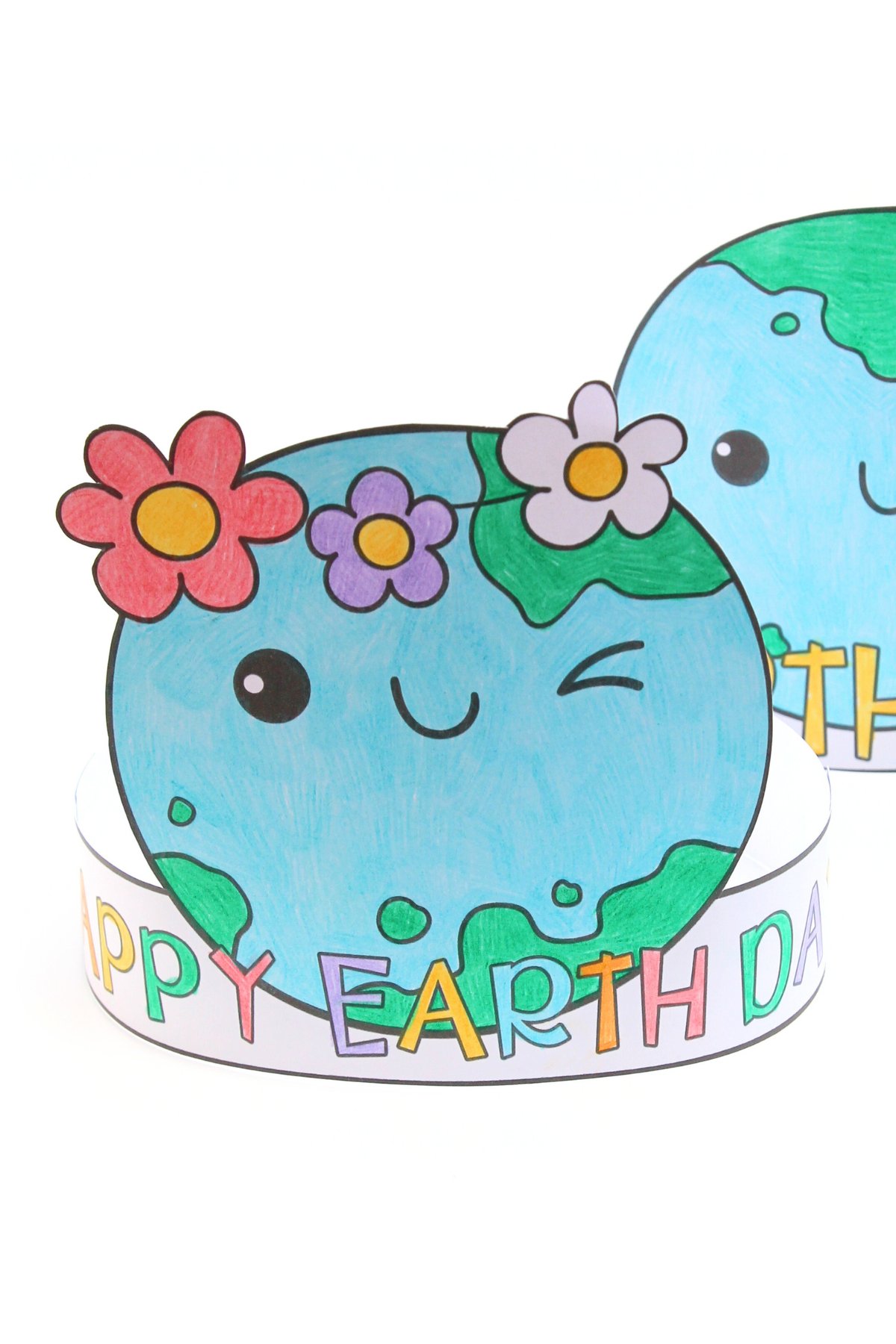 Free Printable Earth Day Hats — Gathering Beauty