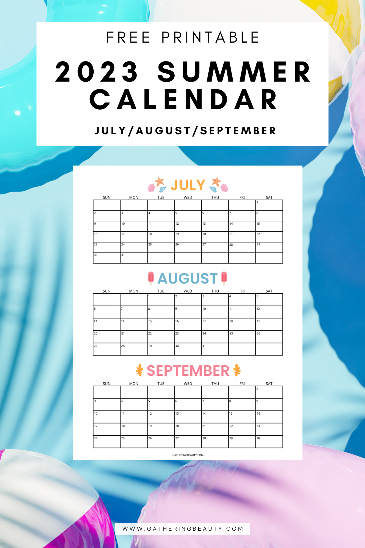 July Aug 2022 Calendar