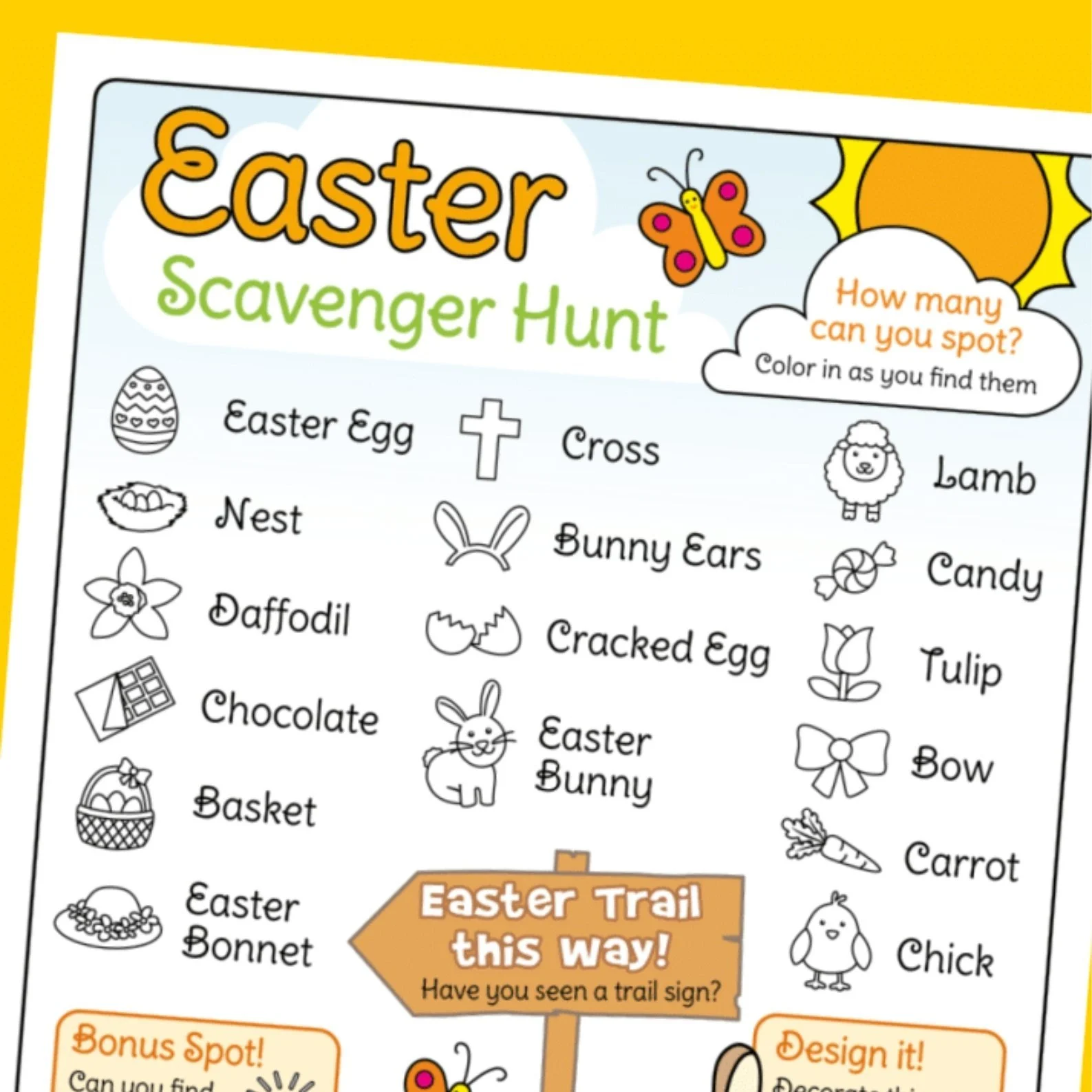 Easter Scavenger Hunt