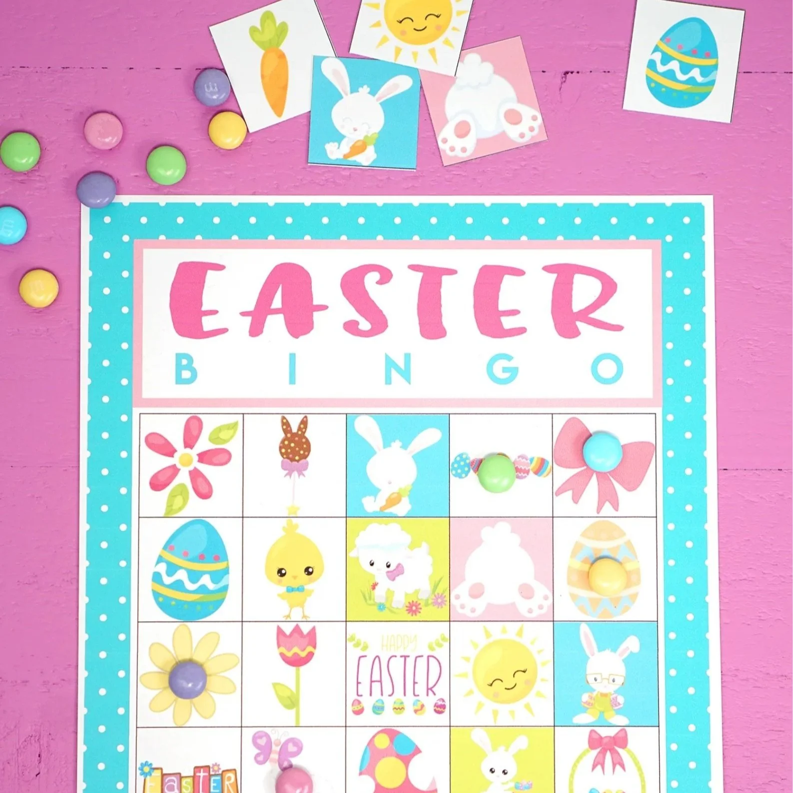 Free Printable Easter Bingo Game Cards