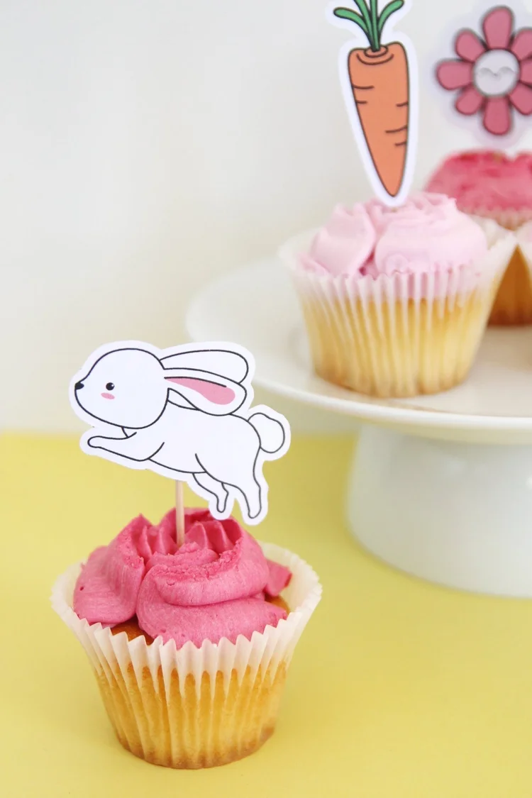 Free Printable Easter Cupcake Toppers — Gathering Beauty