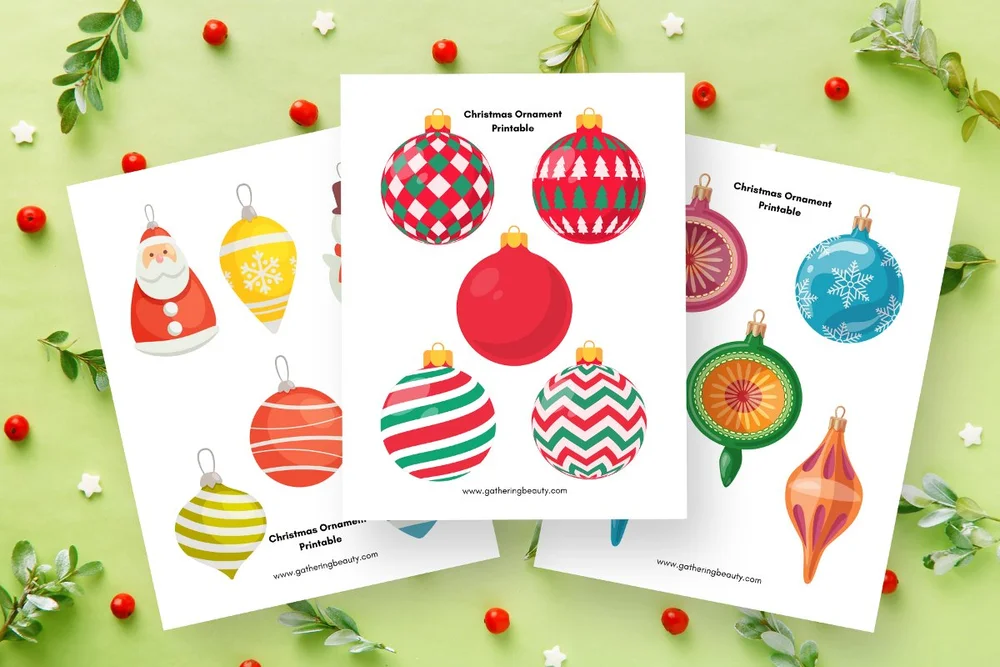 Christmas Ornament Printable — Gathering Beauty