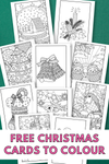 Free Printable Christmas Cards To Colour — Gathering Beauty