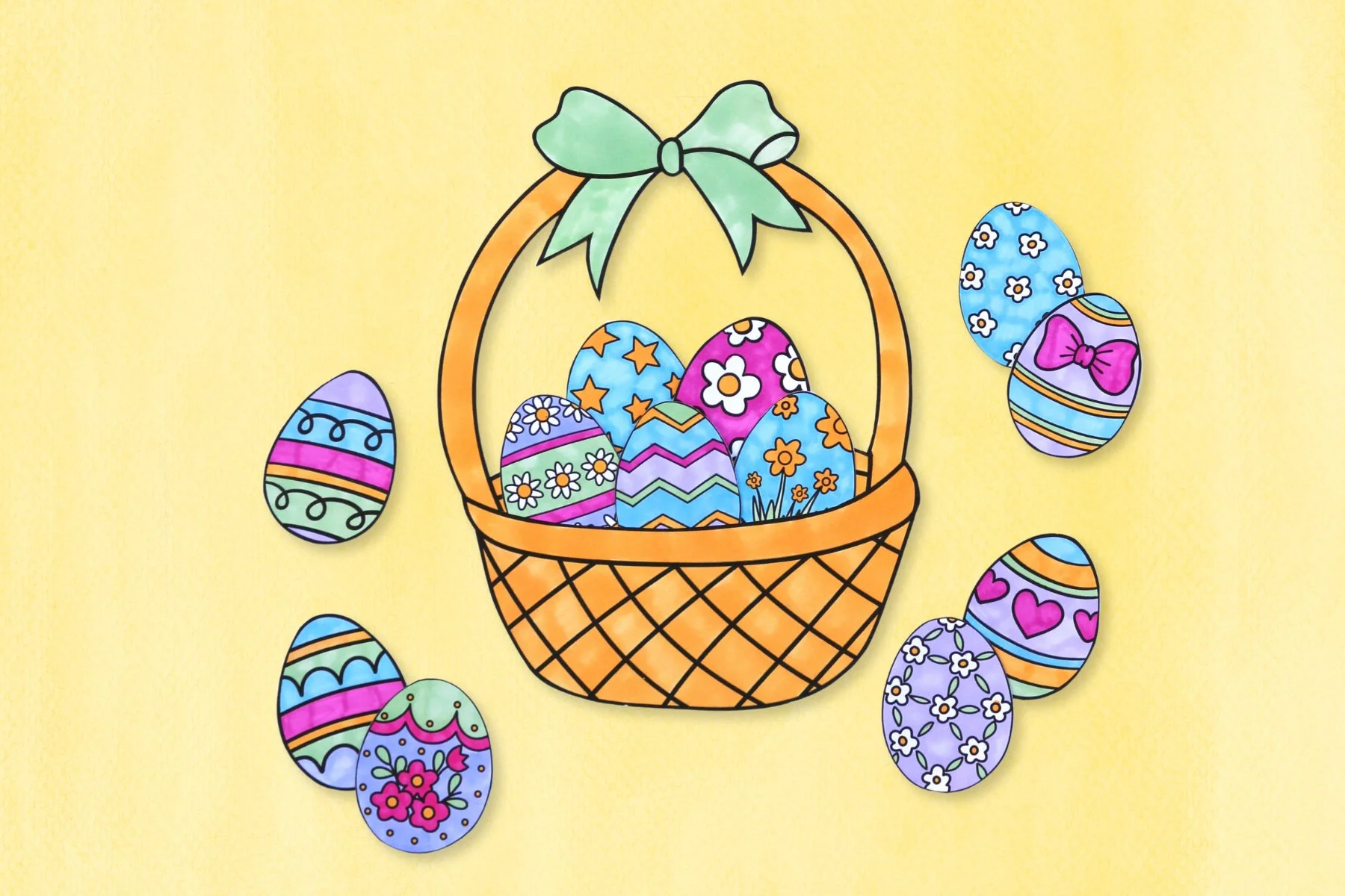 Printable Easter Basket Craft — Gathering Beauty