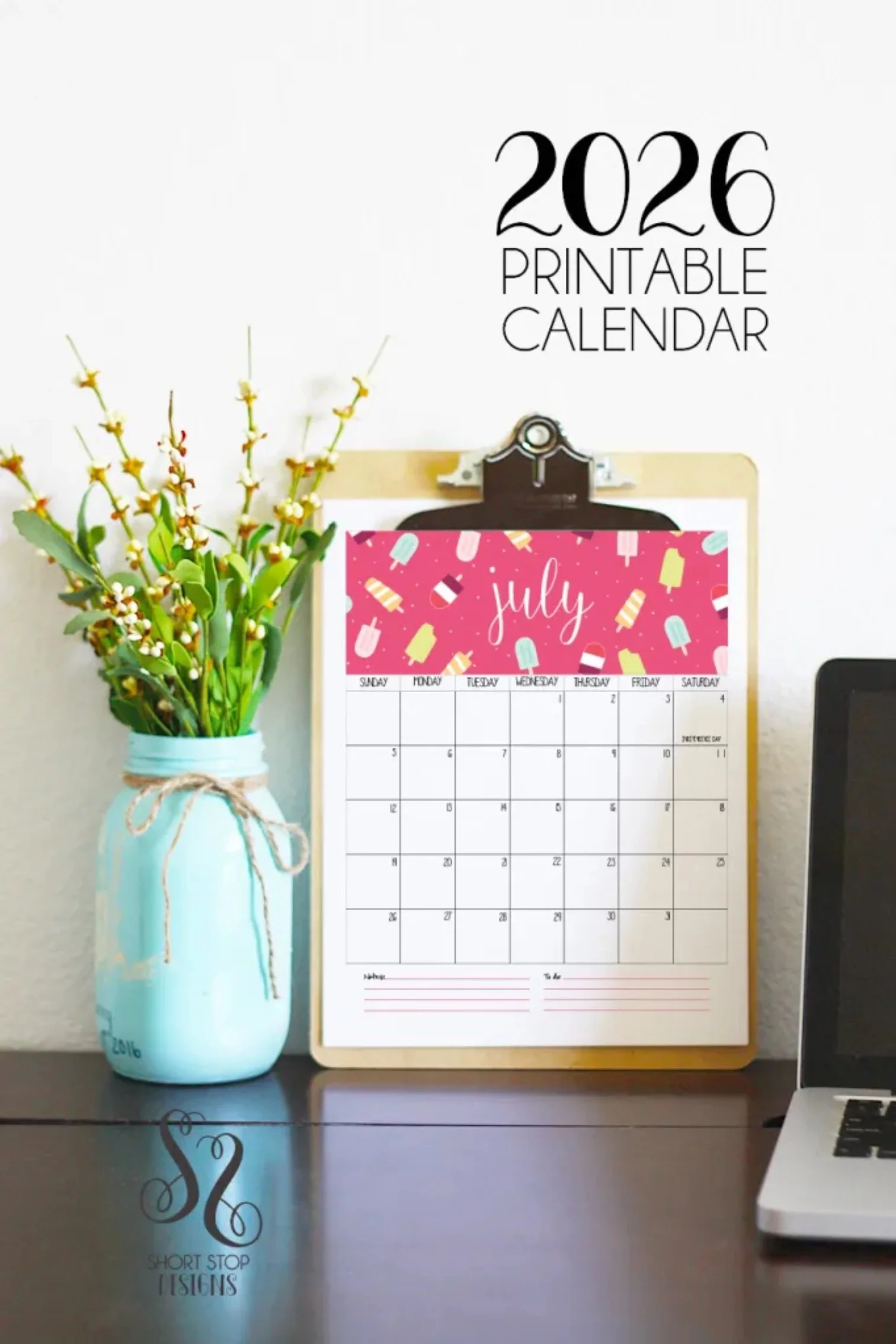 Free Printable 2026 Calendars — Gathering Beauty
