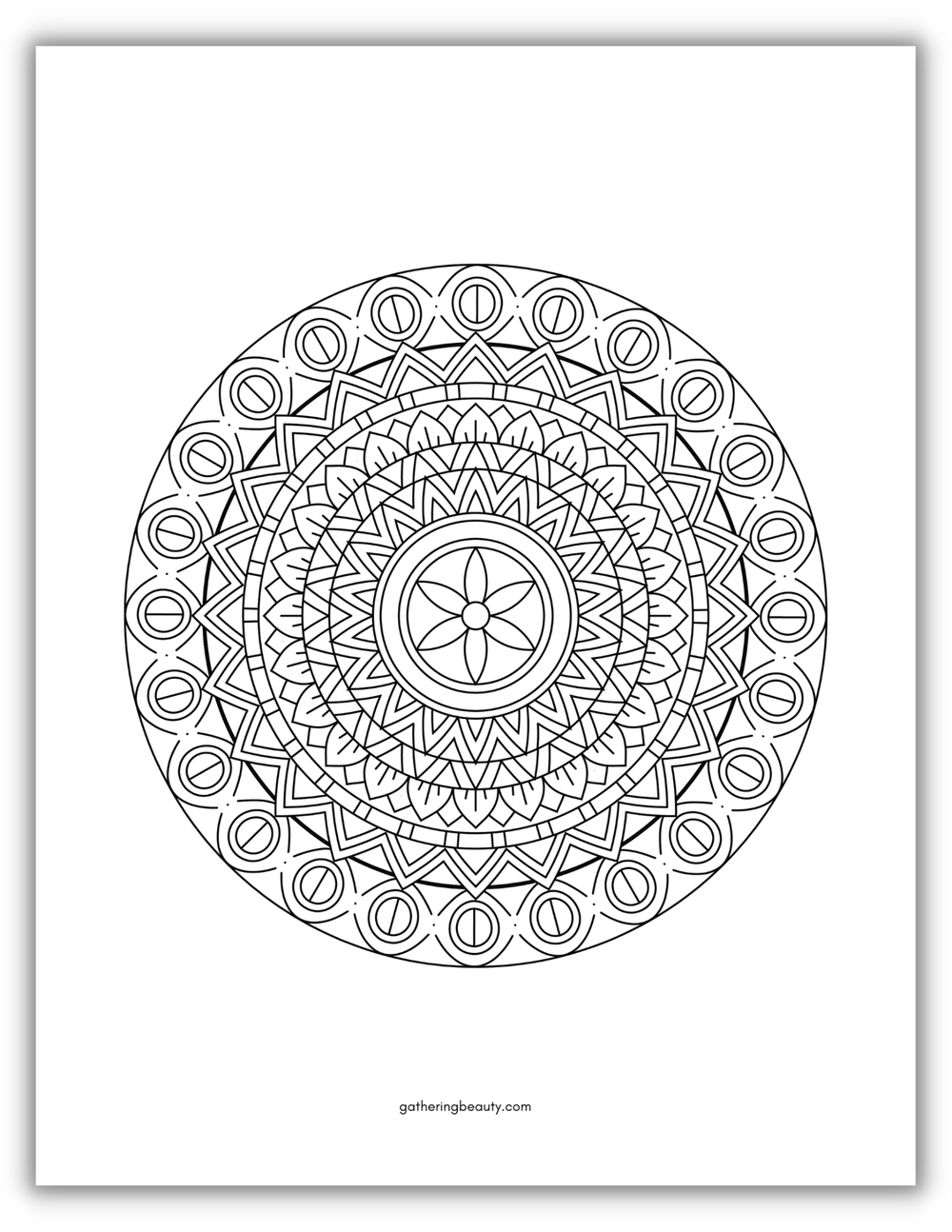 Mandala Colouring Pages — Gathering Beauty