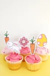 Free Printable Easter Cupcake Toppers — Gathering Beauty
