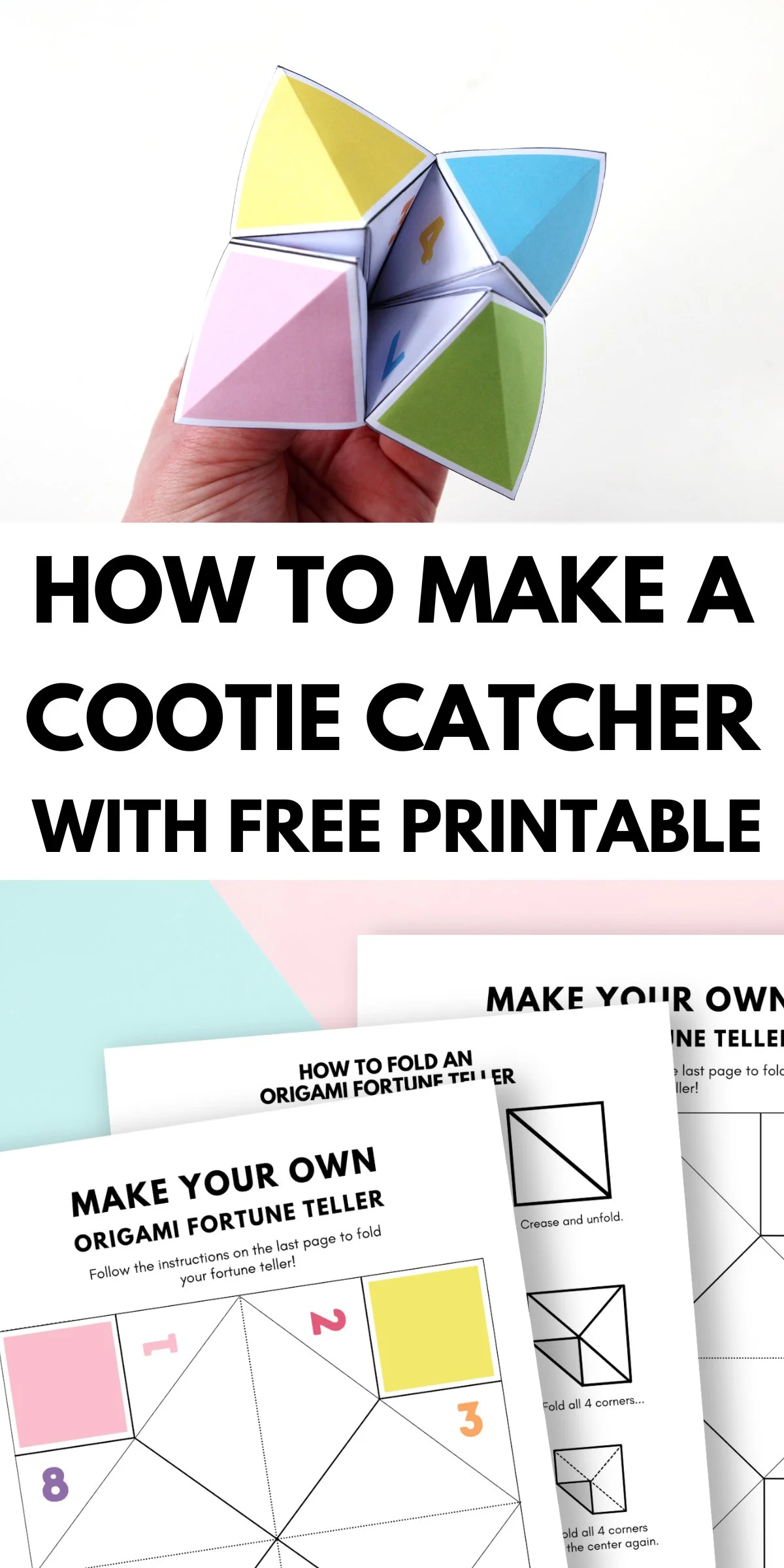 Origami Fortune Teller - Free Printable — Gathering Beauty