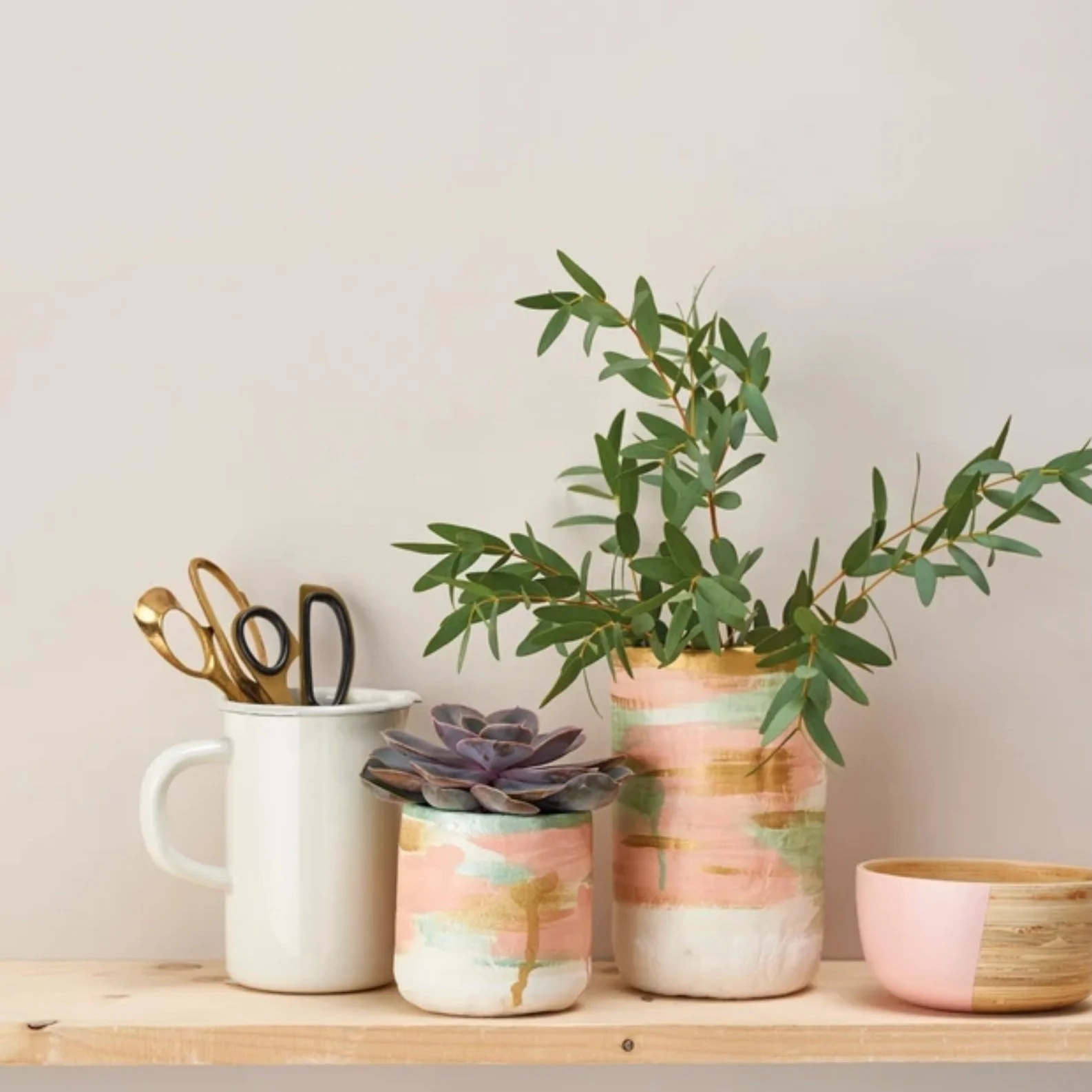 Clay Vase DIY with Pottery Painting Ideas