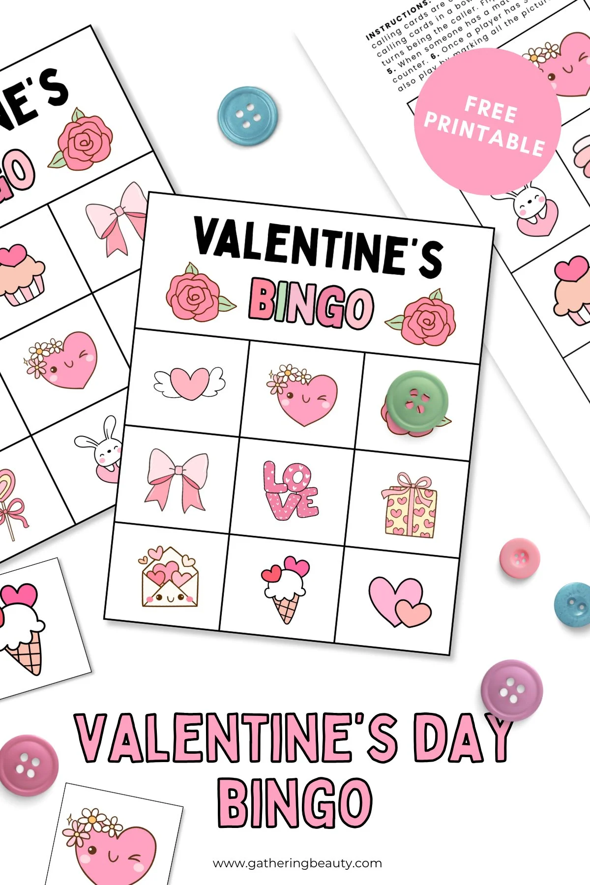 Free Printable Valentine's Day Bingo — Gathering Beauty