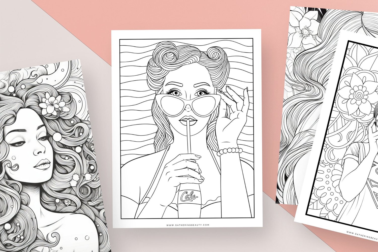 Free Colouring Pages Of People For Adults — Gathering Beauty