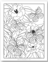 Butterfly And Flowers Colouring Pages - Free Printable — Gathering Beauty