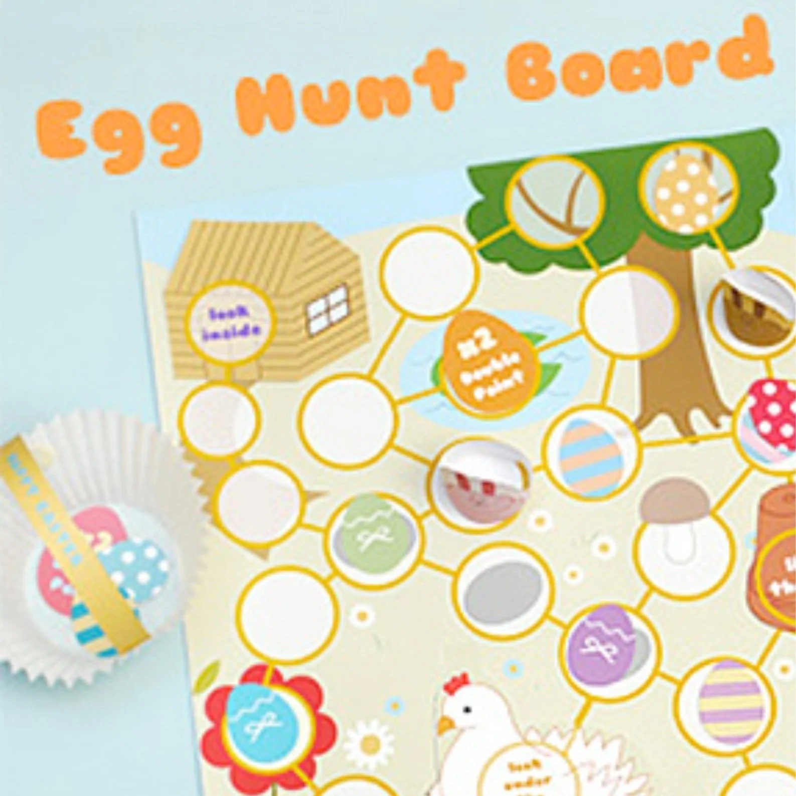 Easter Egg Hunt Board Game