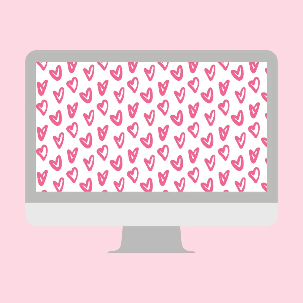 Valentine's Day Pink Heart Wallpapers — Gathering Beauty