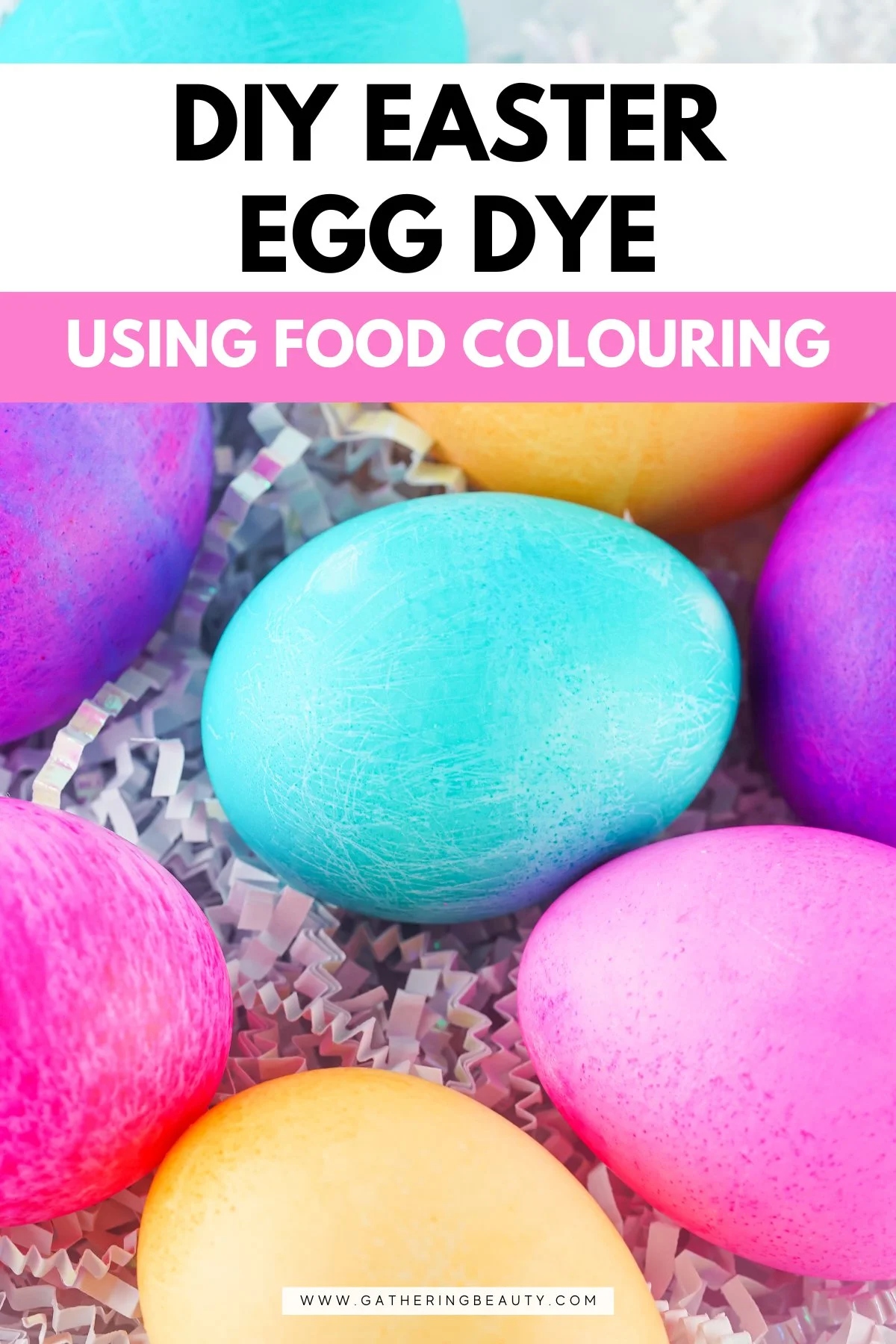 DIY Easter Egg Dye Using Food Colouring — Gathering Beauty