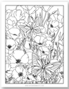 Butterfly And Flowers Colouring Pages - Free Printable — Gathering Beauty