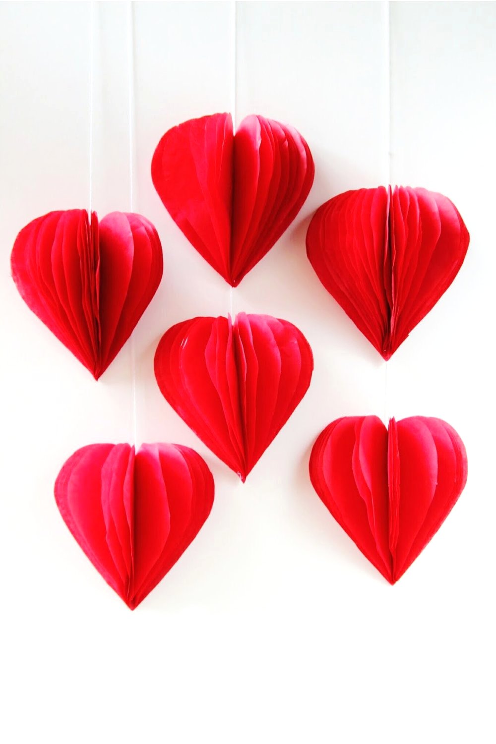 DIY Tissue Paper Heart Decorations — Gathering Beauty