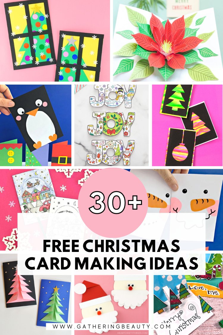 30+ Free Christmas Card Making Ideas — Gathering Beauty