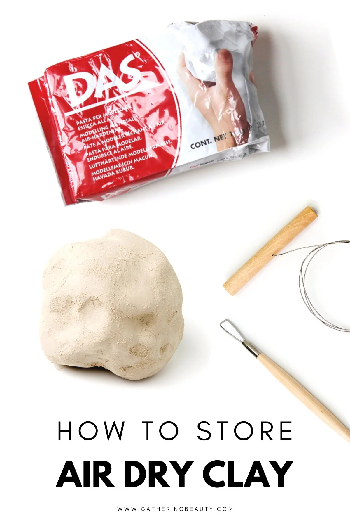 How To Store Air Dry Clay — Gathering Beauty