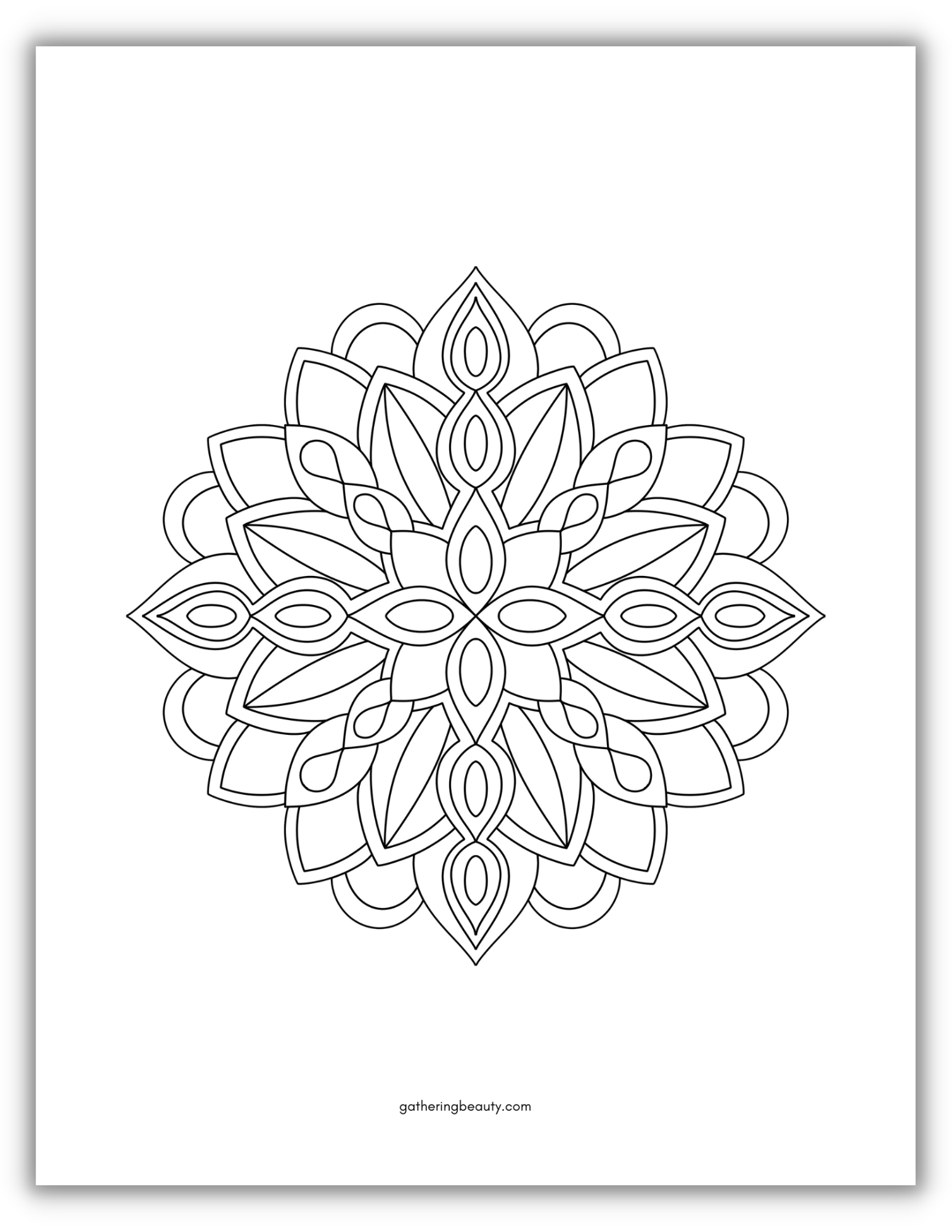 Mandala Colouring Pages — Gathering Beauty