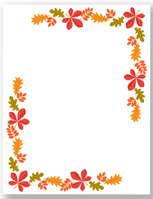 Free Printable Fall Page Borders — Gathering Beauty