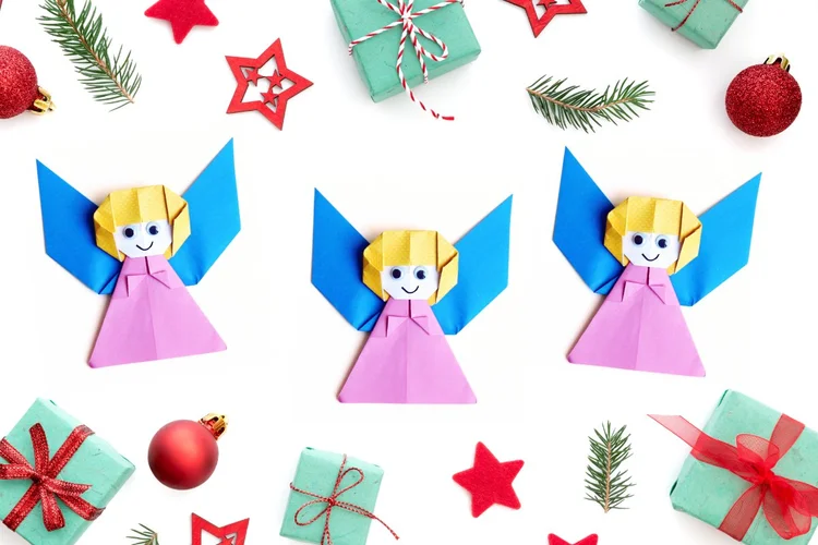 How To Make An Origami Angel — Gathering Beauty