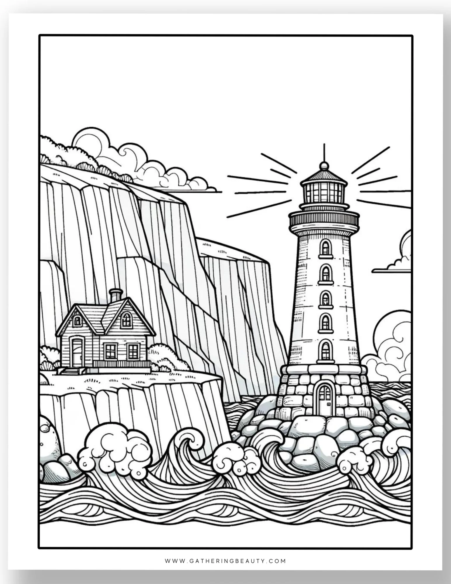 20+ Lighthouse Colouring Pages - Free Printable — Gathering Beauty 20-lighthouse-colouring-pages-free-printable-gathering-beauty
