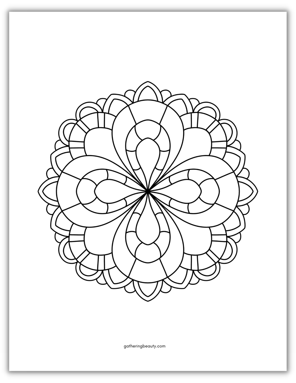Mandala Colouring Pages — Gathering Beauty